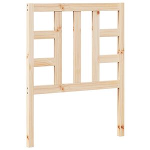 vidaXL Cabeceira de cama 81x4x100 cm pinho maci&ccedil;o