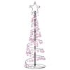 vidaXL &Aacute;rvore de Natal LED com Baubles 100 LEDs Branco Quente 150 cm
