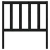 vidaXL Cabeceira de cama 106x4x100 cm pinho maci&ccedil;o preto