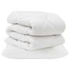 vidaXL Conjunto de Edredom com travesseiro 2 unid. Branco Microfibra