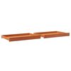 vidaXL Gavetas p/ sof&aacute;-cama 2 pcs madeira de pinho maci&ccedil;a castanho mel