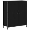 vidaXL Buffet Carvalho Preto 70 x 30 x 80 cm Derivados de Madeira