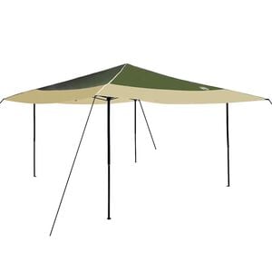 vidaXL Tenda de Toldo 395 x 395 x 251 cm Verde tecido