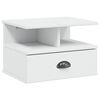 vidaXL Arm&aacute;rio de Cabeceira com gaveta HILL Branco 40 x 31 x 27 cm