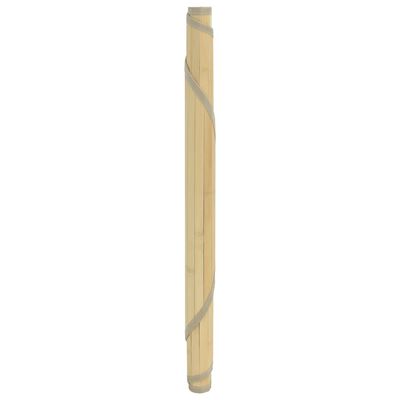 vidaXL Tapete redondo 100 cm bambu natural claro
