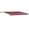 vidaXL Toldo retr&aacute;til manual com luz LED 400x300 cm bord&ocirc;