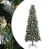 vidaXL &Aacute;rvore de Natal Artificial Verde 240 cm PVC, Pl&aacute;stico e A&ccedil;o
