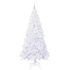 vidaXL &Aacute;rvore de Natal Artificial com 300 LEDs Branco 210 cm PVC e A&ccedil;o