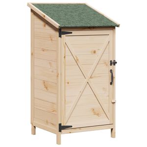 vidaXL Galp&atilde;o de Jardim Natural 59,5 x 56 x 113,5 cm