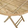 vidaXL Mesa de Jardim Natural 80 x 70 cm Bambu