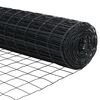 vidaXL Cerca Euro Cinzeto 0,6 x 50 m Ferro revestido de PVC