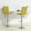 vidaXL Bancos de bar 2 pcs tecido verde