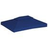 vidaXL Cobertura gazebo c/ 2 camadas 310 g/m&sup2; 4x3 m azul