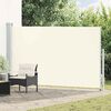 vidaXL Toldo lateral retr&aacute;til para p&aacute;tio 180x300 cm creme