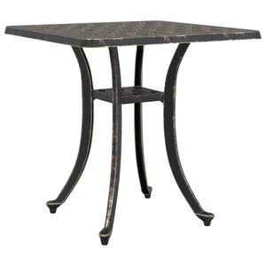 vidaXL Mesa de jardim 53x53x53 cm alum&iacute;nio fundido bronze