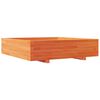 vidaXL Vaso/floreira jardim 100x100x26,5 cm pinho maci&ccedil;o castanho mel