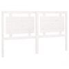 vidaXL Cabeceira de cama 165,5x4x100 cm madeira de pinho maci&ccedil;a branco