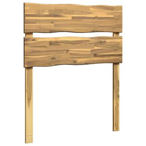 vidaXL Cabeceira de borda viva ROSTOCK Branco 100 cm