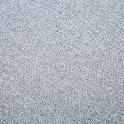 vidaXL Sofá em tecido c/ forma de L 171,5x138x81,5 cm cinzento claro
