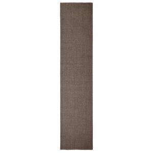 vidaXL Tapete sisal natural 66x300 cm castanho