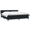 vidaXL Cama com molas colch&otilde;es 200x210 cm veludo preto