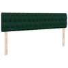 vidaXL Estrutura de cama otomana com colch&atilde;o 180x200 cm verde escuro