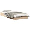 vidaXL Estrutura da Cama Castanho 100 x 200 cm
