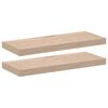 vidaXL Prateleiras flutuantes 2 pcs 60x23,5x4 cm derivados de madeira
