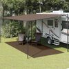 vidaXL Tapete de campismo para tenda 250x600 cm castanho