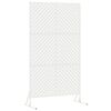 vidaXL Protetor de Privacidade Branco 100 x 50 x 180 cm A&ccedil;o