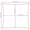 vidaXL Guarda-sol tecido Oxford quadrangular 3,6x3,6 m terracota