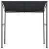 vidaXL Gazebo de churrasco 215x150x220 cm aço antracite