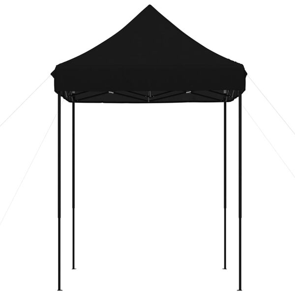 vidaXL Tenda para festas pop-up dobr&aacute;vel 200x200x306 preto