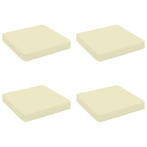 vidaXL Almofadas de Assento de 4 Pe&ccedil;as VUGHT 4 pcs 100% Poli&eacute;ster