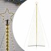 vidaXL LED &Aacute;rvore de Natal 789 LEDs Branco Quente 476 cm