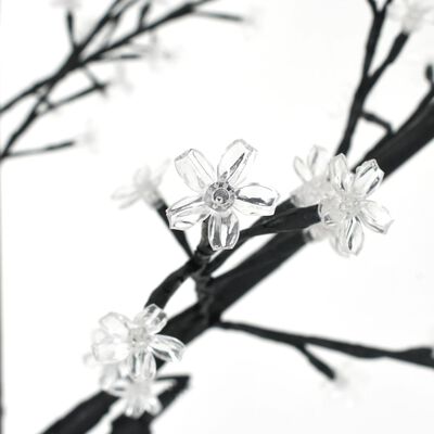 vidaXL Árvore de Natal 200 LED flor cerejeira luz branco frio 180 cm