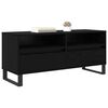 vidaXL Gabinete para TV com gaveta Carvalho Preto 100 x 34,5 x 44,5 cm