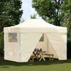 vidaXL Tenda de Festa Creme 280 x 410 x 315 cm Tecido Oxford