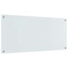 vidaXL Proteção de Cozinha Branco 110 x 50 x 0,6 cm vidro temperado