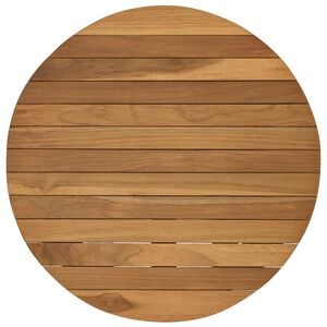 vidaXL Tampo de Mesa &Oslash; 50 x 3,5 Redondo Madeira de Teca S&oacute;lida Natural