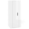 vidaXL M&oacute;vel de TV de parede 40x34,5x100 cm branco brilhante