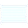 vidaXL Vela de sombra solar Azul e Branco 3,5 x 2,5 m