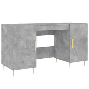 vidaXL Secret&aacute;ria 140x50x75 cm derivados de madeira cinza cimento