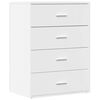 vidaXL Aparador 60x39x80 cm derivados de madeira branco