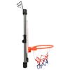 vidaXL Conjunto de basquetebol criança ajustável p/ colocar numa porta