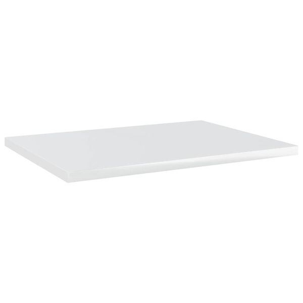 vidaXL Prateleiras para estante 4 pcs 40x30x1,5cm contraplacado branco