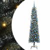 vidaXL &Aacute;rvore de Natal Artificial Verde 180 cm PVC, Pl&aacute;stico e A&ccedil;o