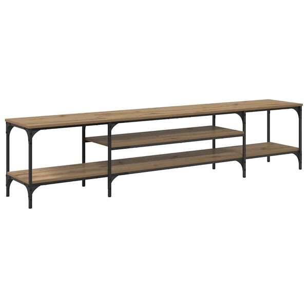 vidaXL Gabinete para TV Carvalho Artesanal 201 x 35 x 45 cm