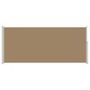 vidaXL Toldo Lateral Retr&aacute;til 180 x 500 cm 100% poli&eacute;ster, ferro e a&ccedil;o