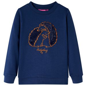Sweatshirt para crian&ccedil;a azul-marinho 104